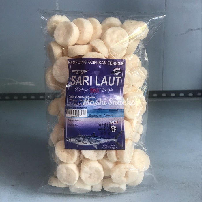

Vs201Vv Kerupuk / Kemplang Koin Ikan Tenggiri Sari Laut 100Gr Asli Bangka Dscscv