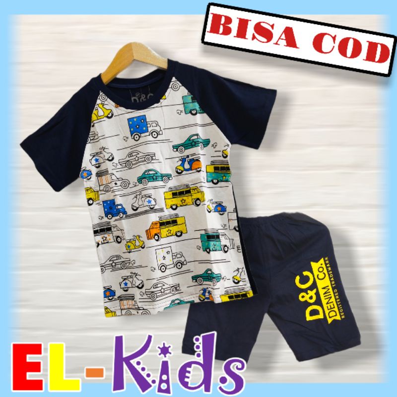 Baju Anak Laki Laki / Kaos Anak Laki Laki / Setelan Anak Laki Laki 1 - 10 Tahun Mobil Car