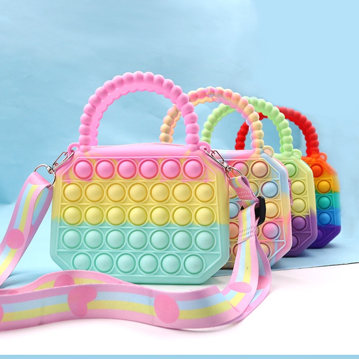 Tas fashion anak POP IT import terbaru