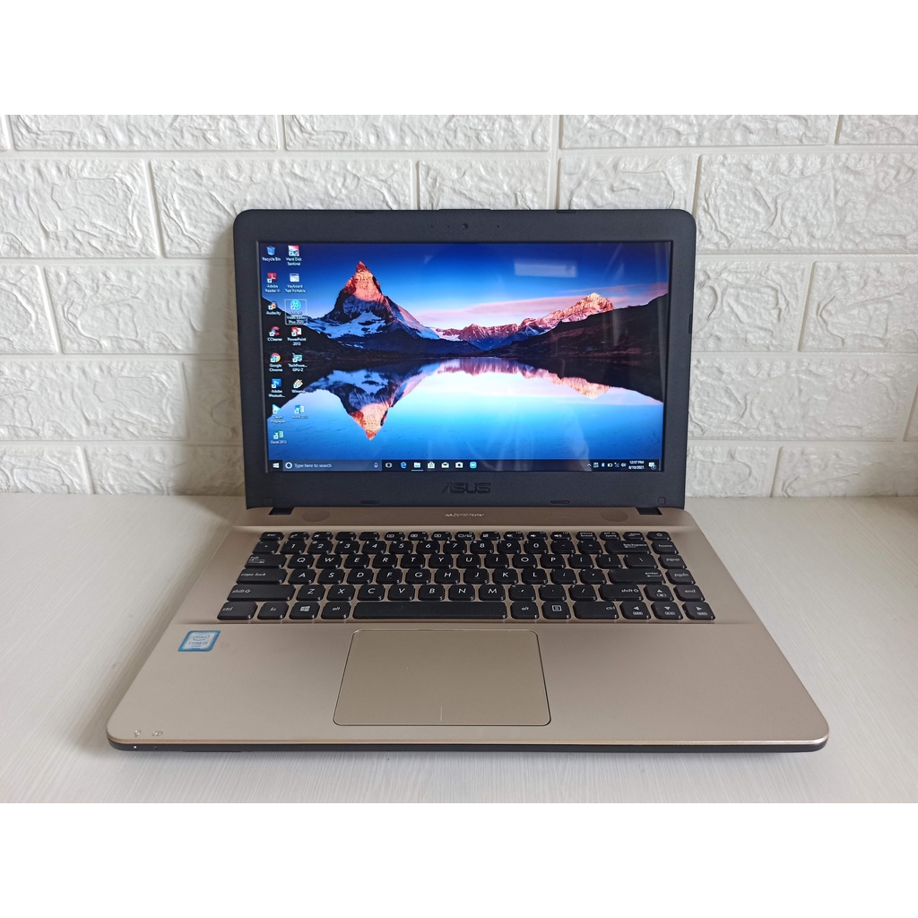 Asus X441UA Core i3 7020U RAM 4GB HDD/SSD Gen 7 X441U | Laptop Bekas Second Kantoran Kuliah Sekolah