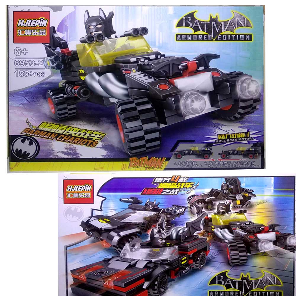 Brick Lego HJLEPIN 6953-2  Batman Mobil Pullback