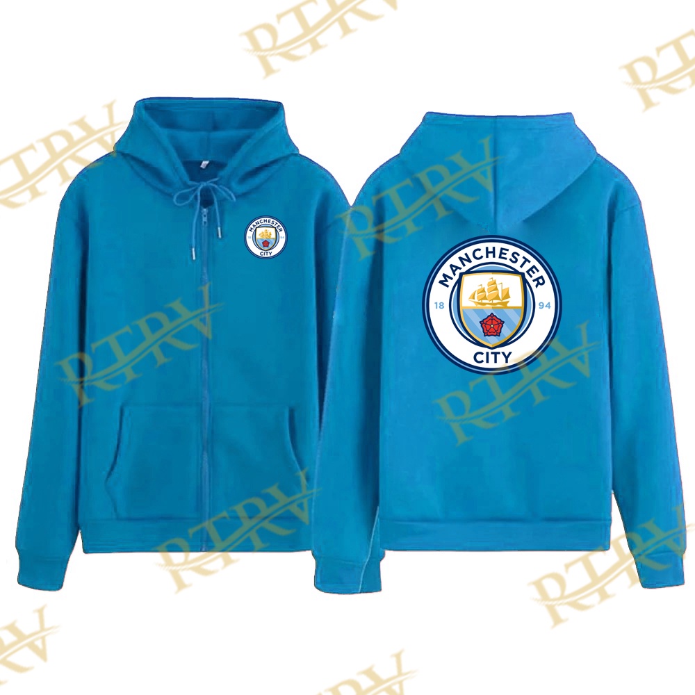 Jaket Sweater Anak Anak Manchester City