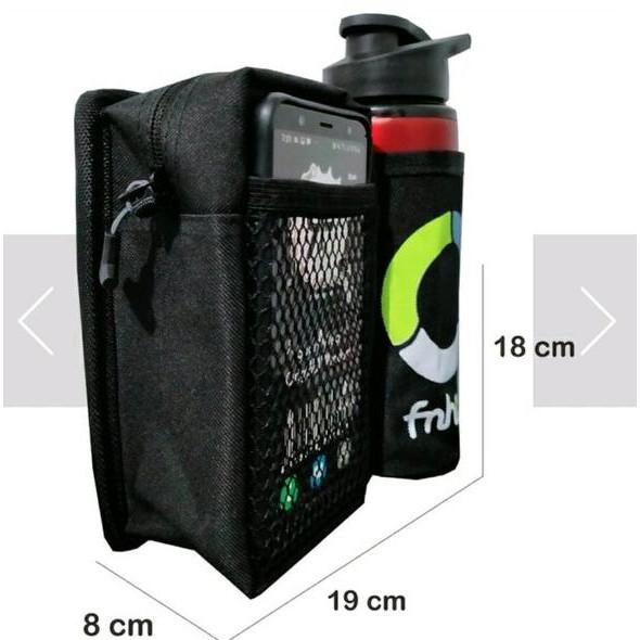 PROMO  Tas Handlebar Sepeda Lipat . Bag Stang Folding Bike Front Depan Motif Dahon Fnhon Brompton