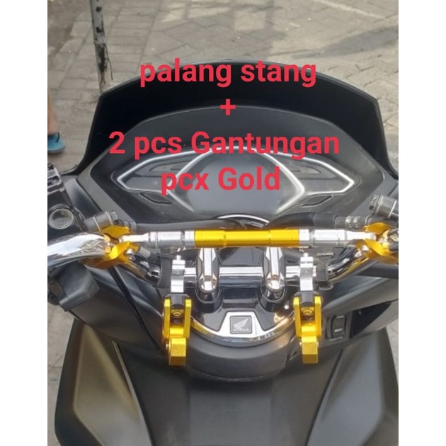 paket palang stang stabilizer stang + 2 pcs gantungan pcx