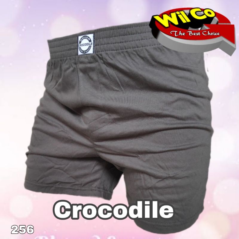 K256 - [Harga Per 1 Potong] CELANA DALAM PRIA CD [BOXER] PRIA PAKAIAN DALAM PRIA CROCODILE  SIZE S - XL