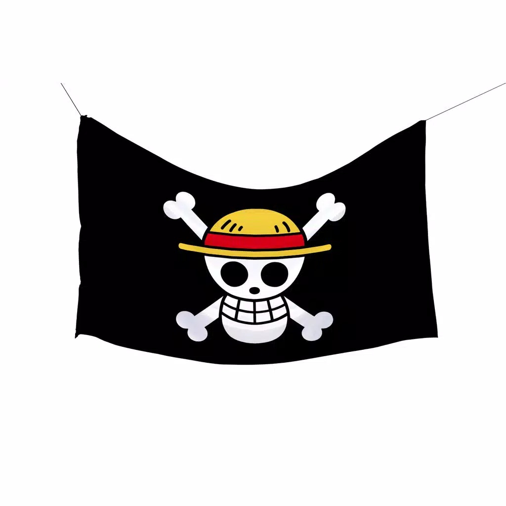 FLAG POSTER BENDERA ONE PIECE Anime Bajak Laut Luffy OP SUPER PREMIUM