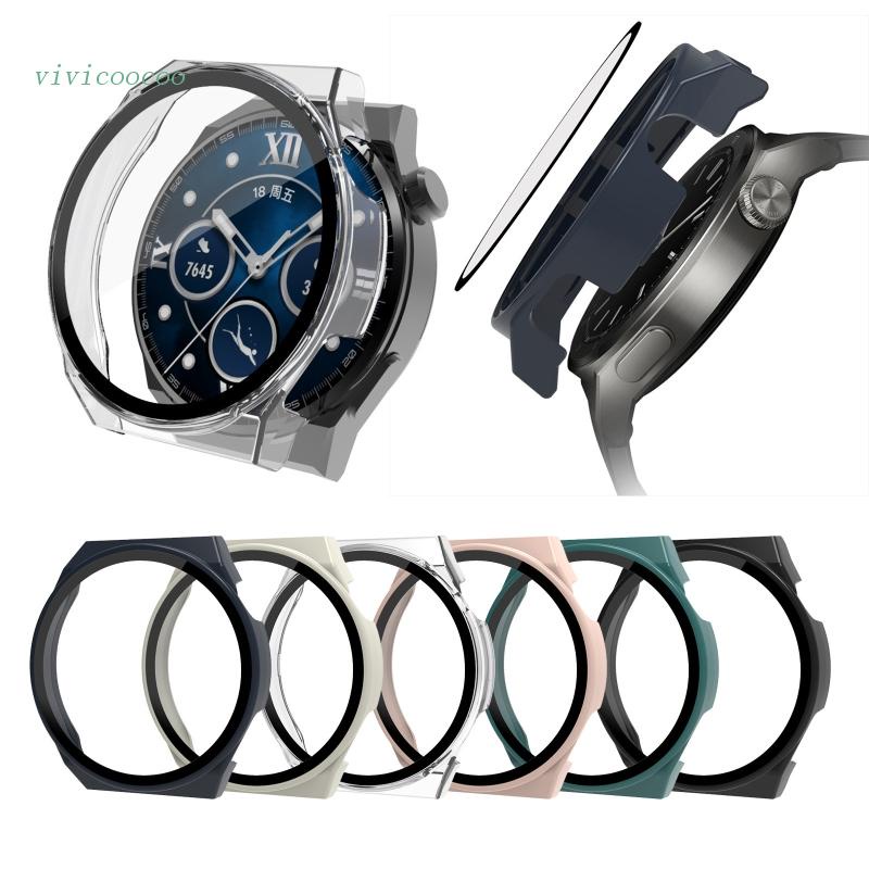 Vivi Hard Case Tempered Glass Pelindung Layar Smartwatch Huawei GT3 pro 46mm