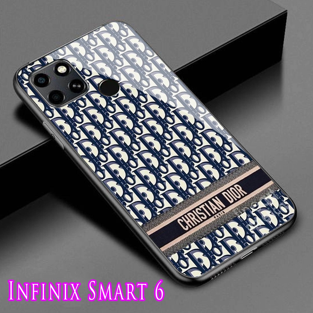 Softcase Glass Kaca INFINIX SMART 6 - Casing HP INFINIX SMART 6 [ S03 ].