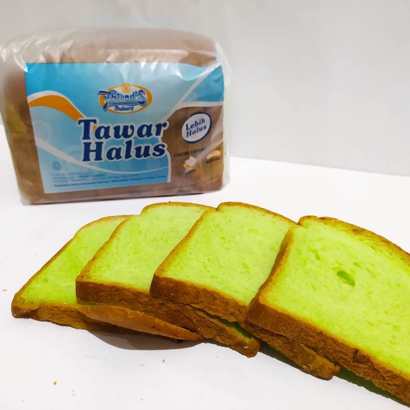 

Roti tawar besar halus rasa pandan dan original merk Friend's