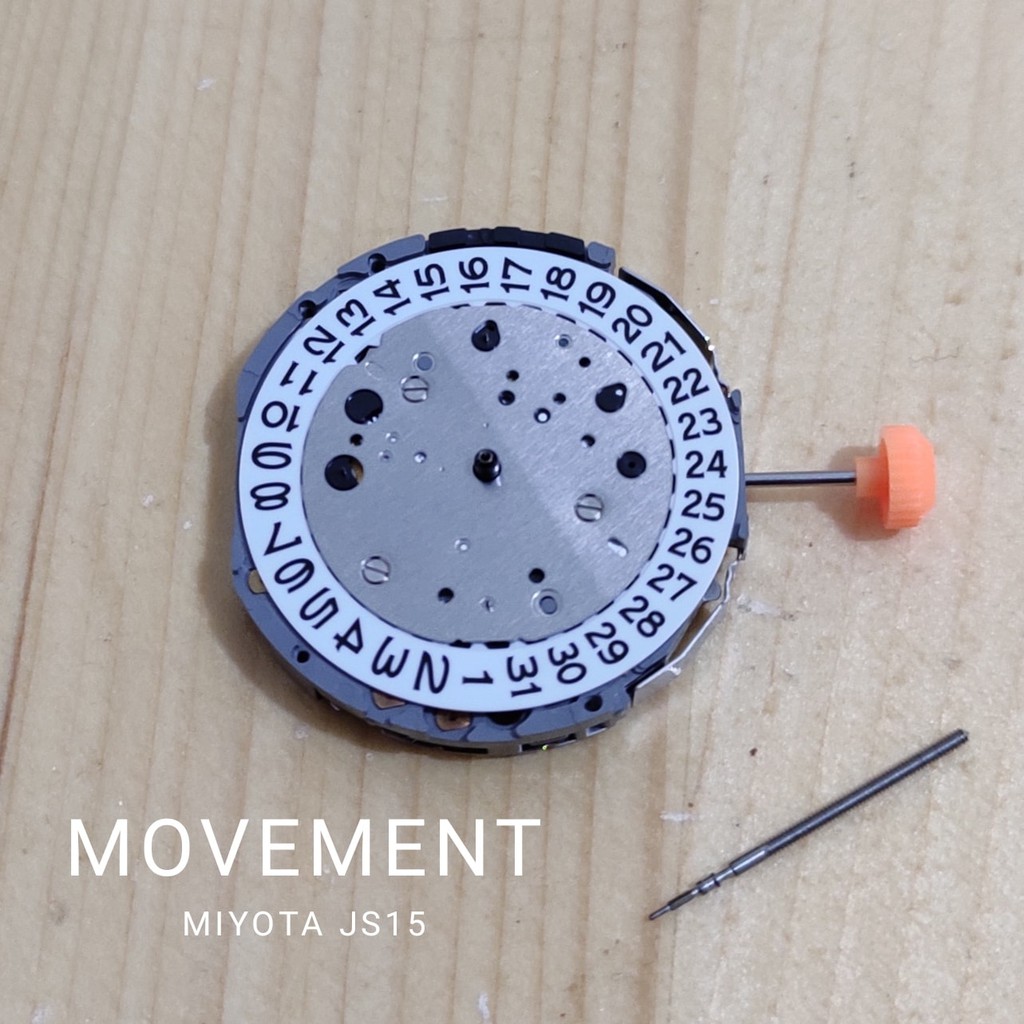 Mesin jam Tangan Miyota Js15 Js-15 Original Movement JS15 Asli.