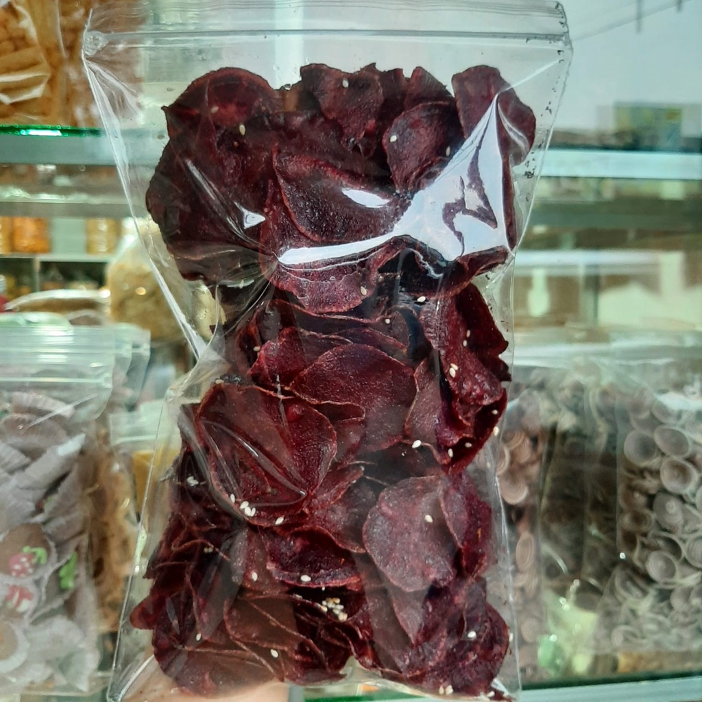 

keripik ubi ungu wijen