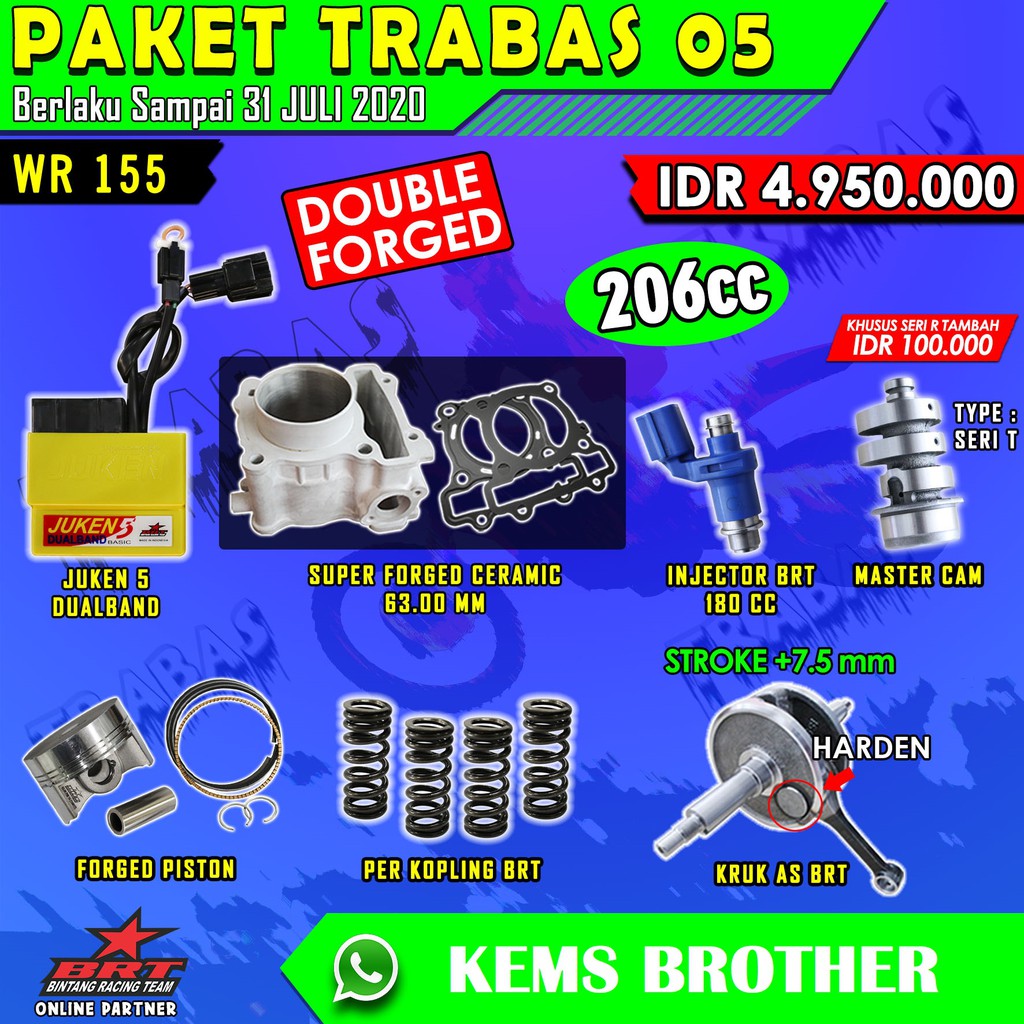 PAKET TRABAS 05 WR 155