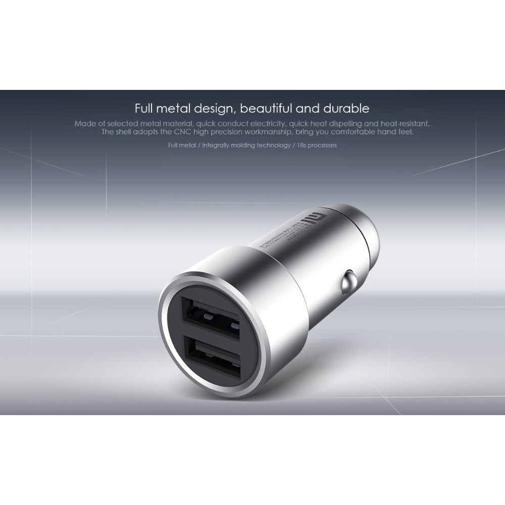 Car Charger Dual USB Fast Charging QC 3.0 - CC02CZM (ORIGINAL)