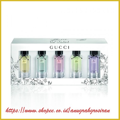 parfum ori Mini Set Gucci Flora The Garden anugrahgrosiran
