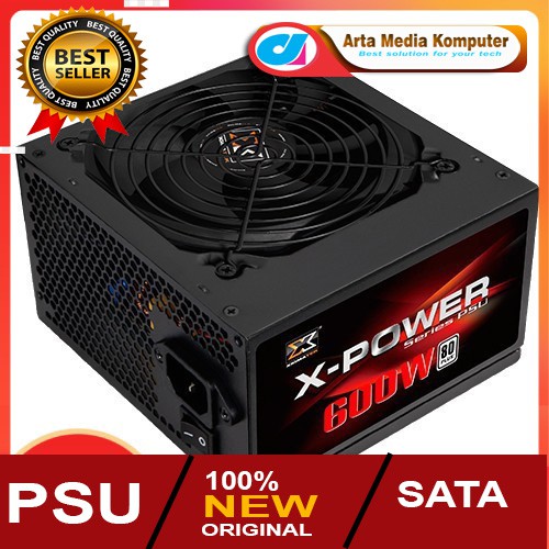 XIGMATEK PSU X-POWER 600W - 600Watt|80Plus|ATX-PSU (Power Supply, PSU)