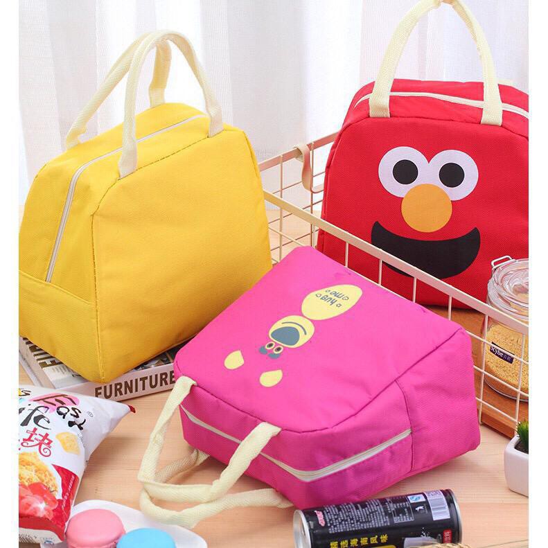 PROMO COD - T117 Tas Bekal Karakter Ukuran Besar Lunch Bag perlengkapan Bekal Anak Sekolah