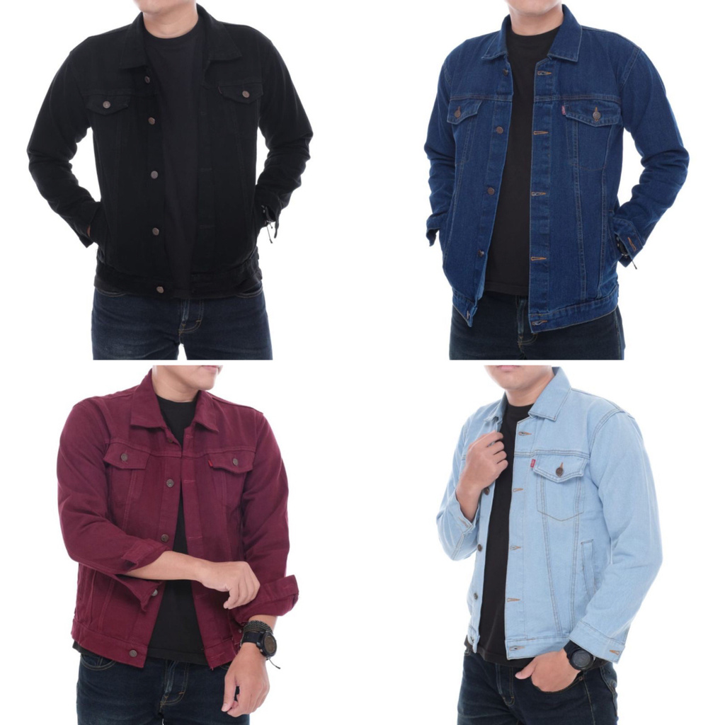 Jaket Jeans Denim Casual Pria / Jaket Denim Vintage BEST SELLER