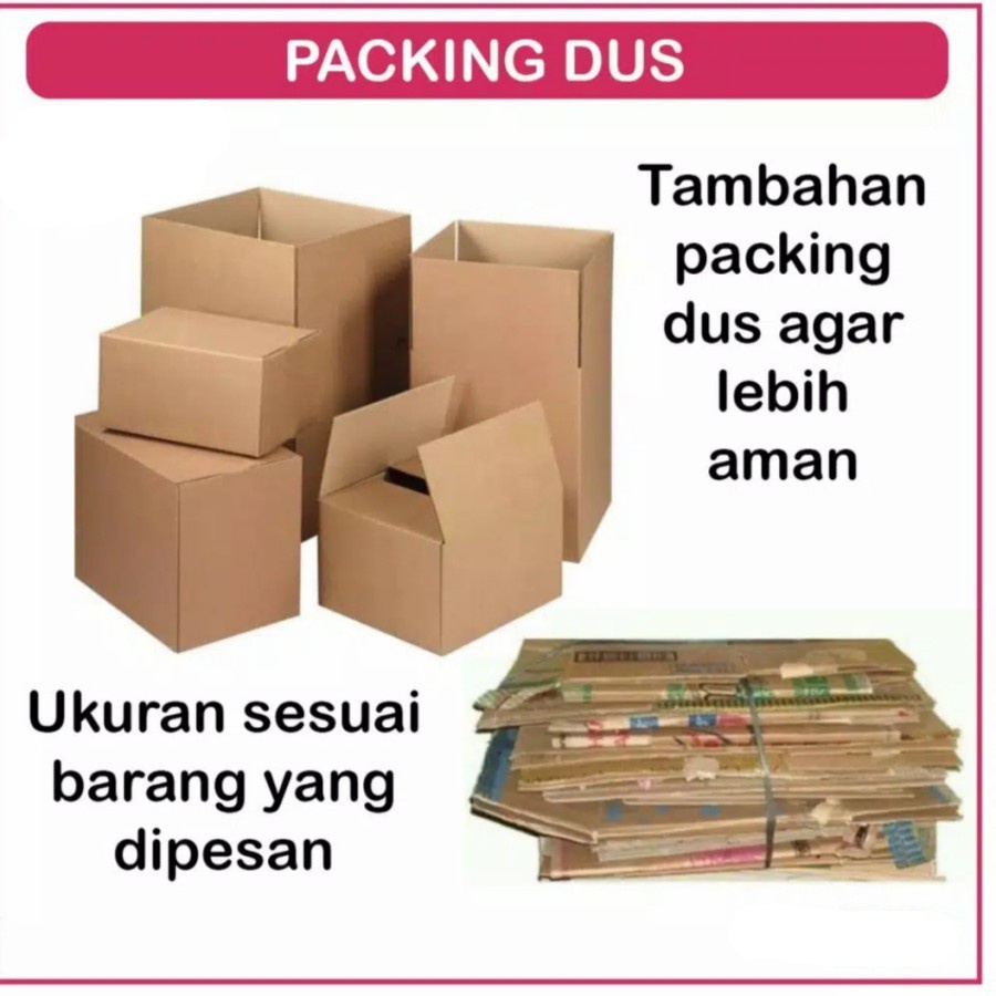 

Packing Aman Rapi Lengkap Paking Kardus ( Dus + Bubble wrap + Lakban menyeluruh )