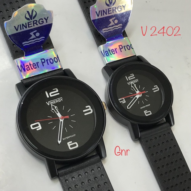 JAM TANGAN COUPLE NEW VINERGY 2402 BLACK