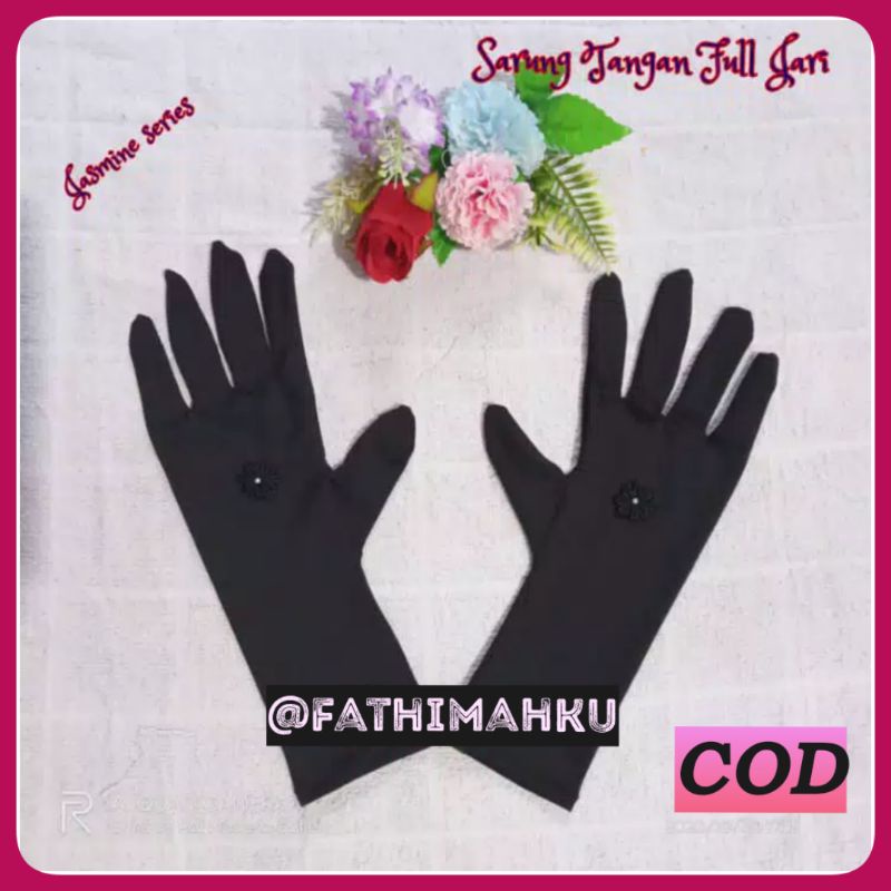 Sarung Tangan Full Jari/Kaos Tangan Muslimah/Sarung Tangan Renda