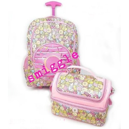 PalingLaris Tas Troli Trolley Ransel Sekolah Anak Model Smiggle Premium Lunch Bag