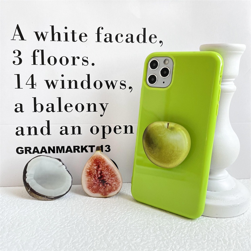 Stand Holder / Dudukan Ponsel Model Lipat Desain Buah Kartun 3D