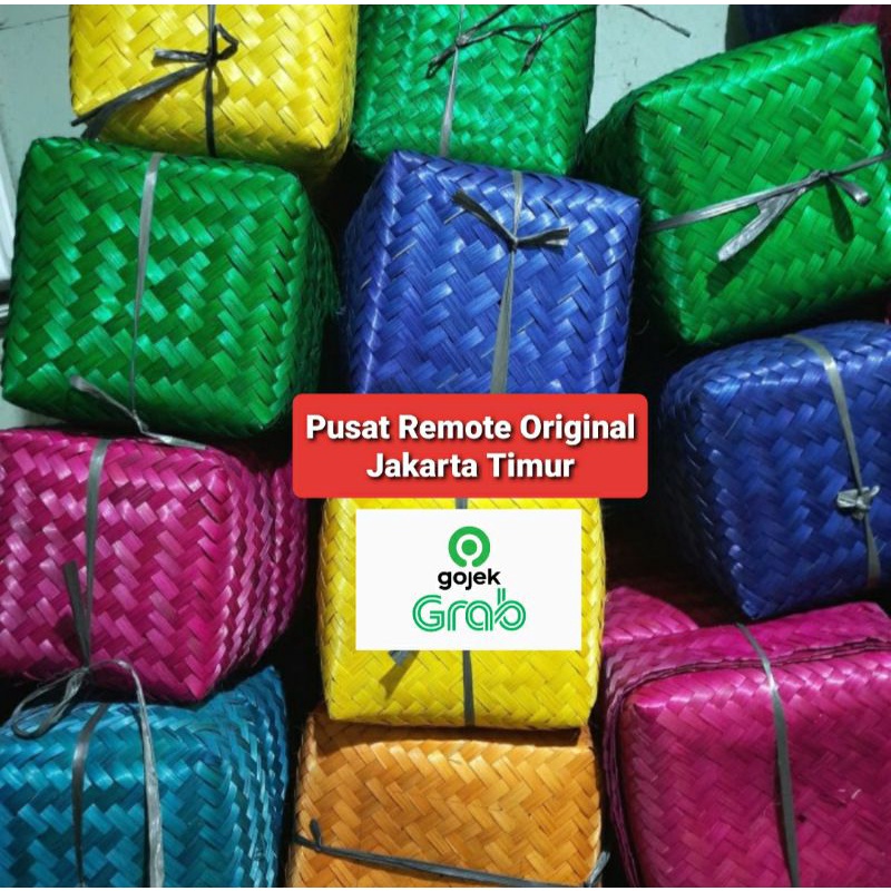 BESEK BAMBU WARNA 20x20 HAMPERS 20cm x 20cm BESEK NASI KURBAN QURBAN