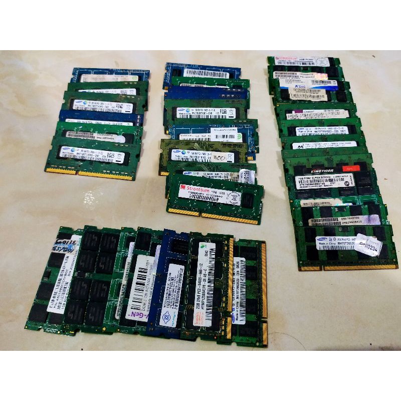 RAM bergaransi, 4 GB, 2 GB, 1 GB, DDR2, DDR3, DDR3L laptop notebook