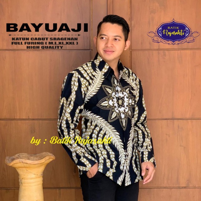 Batik BAYUAJI FULL FURING KATUN CABUT HALUS SRAGENAN ORI SOLO