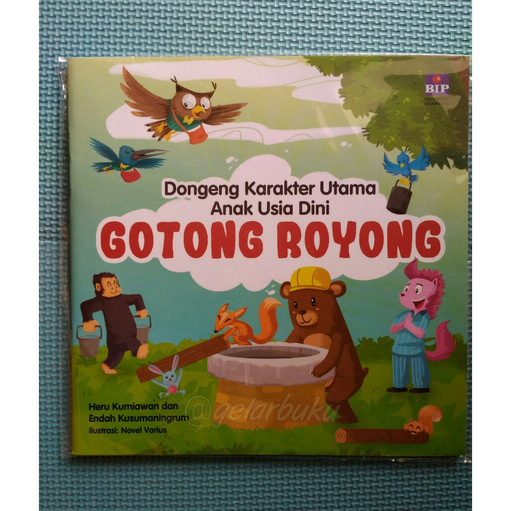 Dongeng Karakter Utama Anak Usia Dini Gotong Royong Shopee