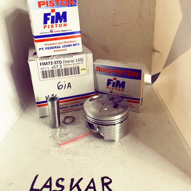 Piston set Vario 150cc Fim