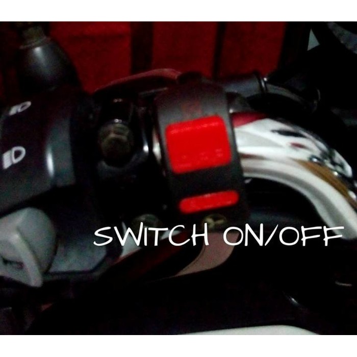 Saklar On/Off / Switch On Off Lampu / Klakson Motor universal