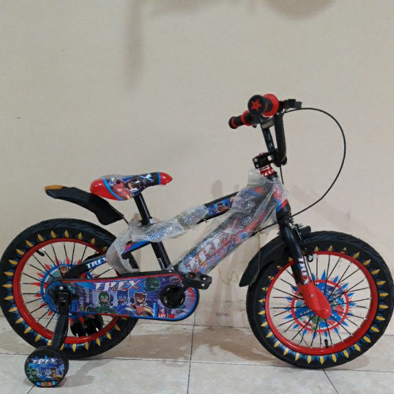 Sepeda Anak Sepeda BMX 16 inch TREX ban 3.0 jumbo