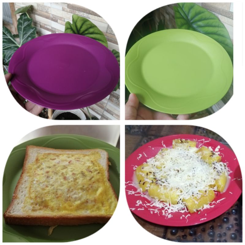 Dessert plate ungu / OH plate ungu / piring ceper ungu