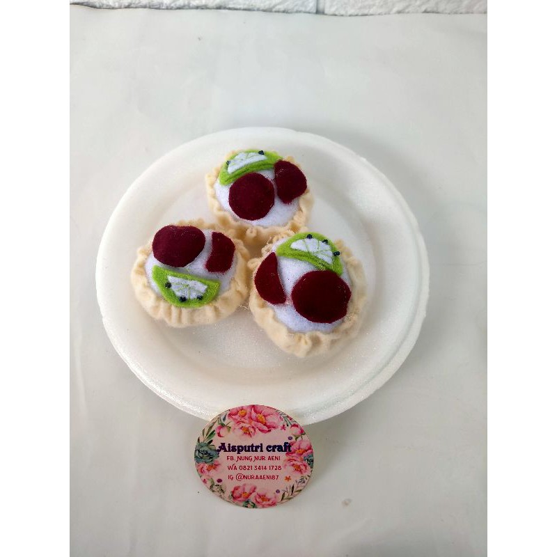 replika makanan flanel