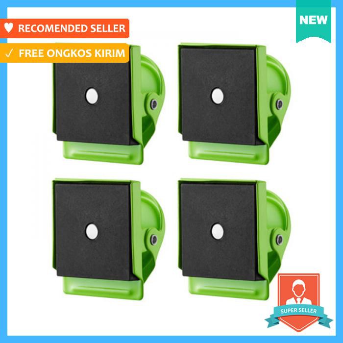 

Ikea Oleby ~ 4 Pcs Klip Atk Dengan Magnet, Hijau | Clip With Magnet Pengikat - Klip Kertas