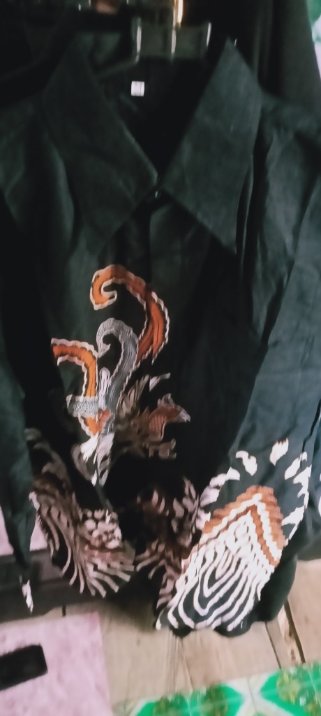 Bswart Batik Hrb026 Kenongo Hem Pendek Padi Pekalongan M L Xl Batik Pria Murah Modern Grosir