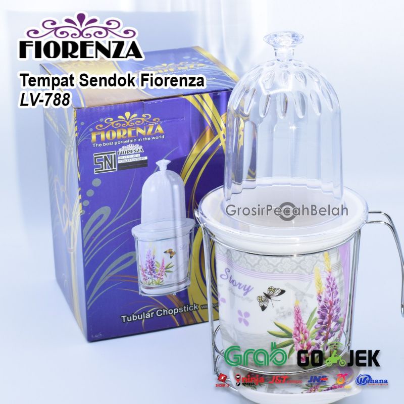 Tempat sendok tutup keramik fiorenza LV-788