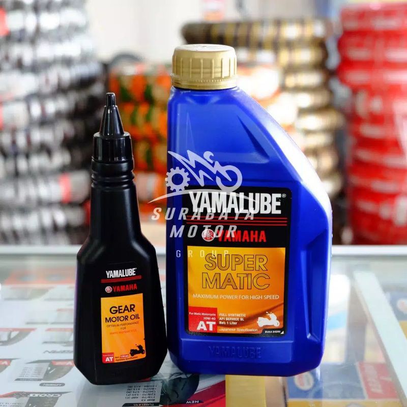 Paket Hemat Oli Mesin Yamalube Super Matic 1000ml dan Oli Gear Gardan 150 ml Yamaha