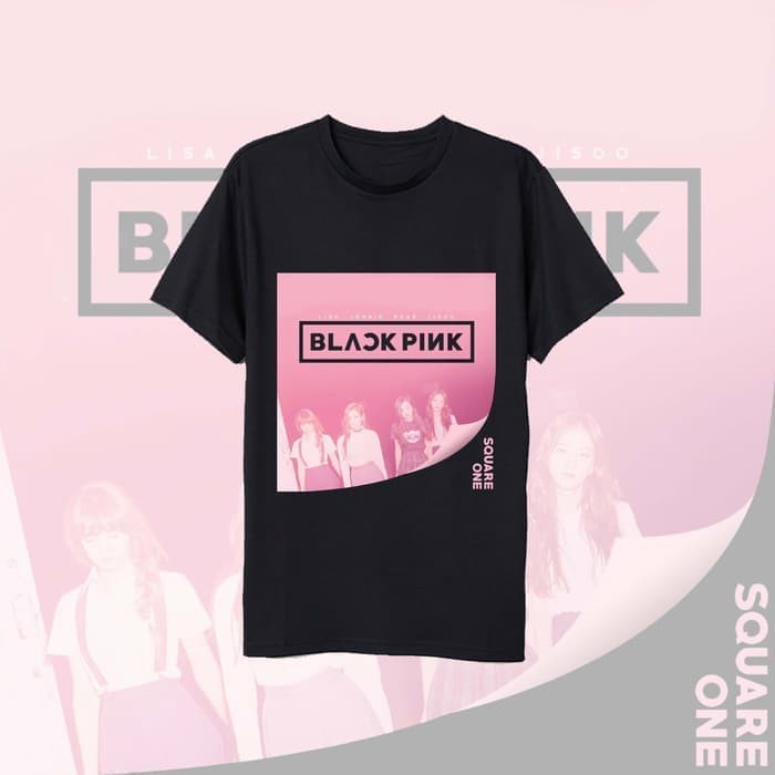 KAOS BLACKPINK ONE SQUARE BAJU TSHIRT FASHION WANITA KOREA KPOP MURAH HS-1158