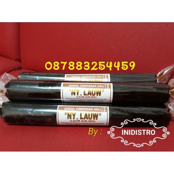 

Dodol Betawi Asli Rasa Cempedak Merk Ny Lauw - Tanpa Dus