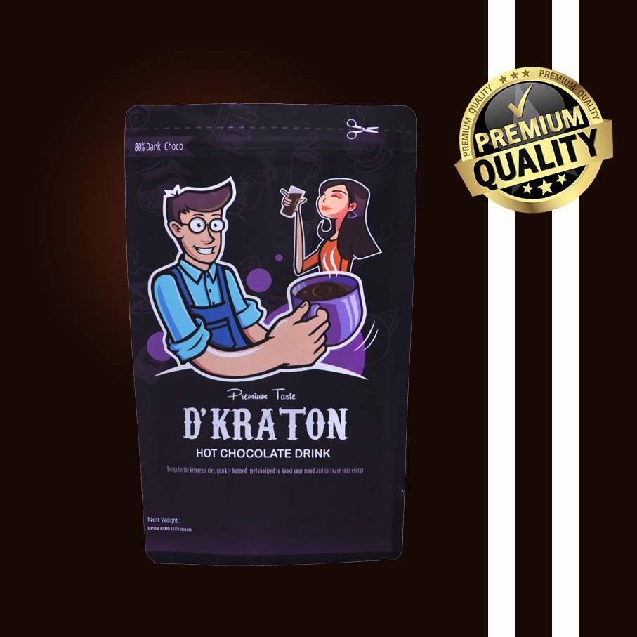 

DELICIOUS! De Kraton Dark Chocolate Minuman Coklat 180/360 gr