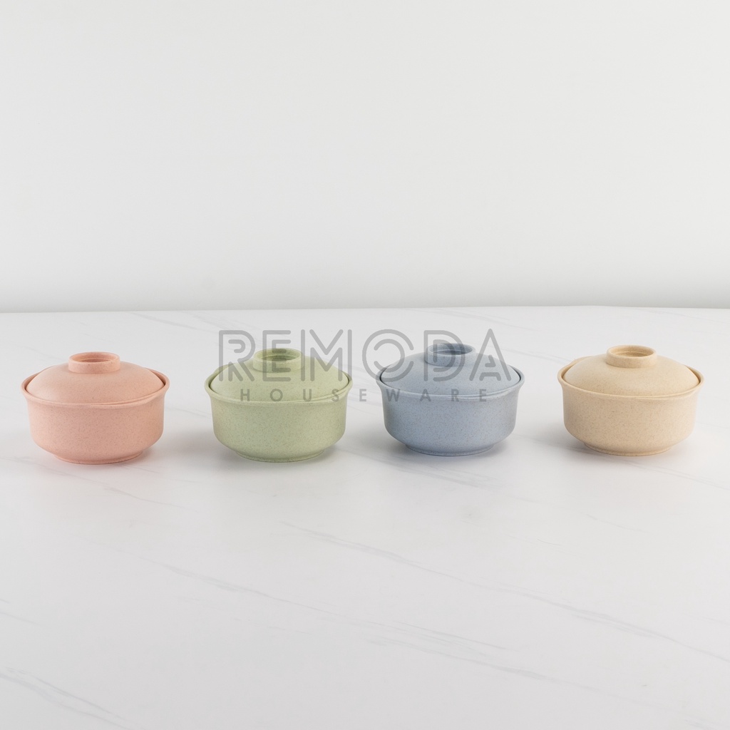 [Remoda] Bowl Set with Lid cover, Mangkuk mangkok set dengan tutup