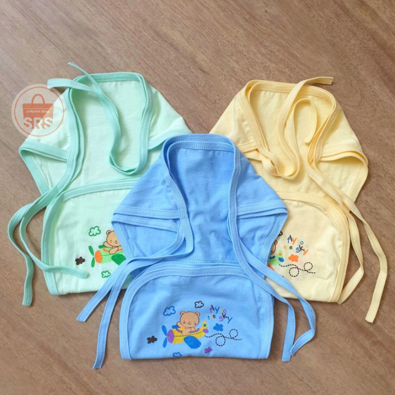 (6 Pcs) Popok Baby Newborn Velvet Junior | Kiddy Popok Tali Kain | Popok bayi Newborn Cotton SNI