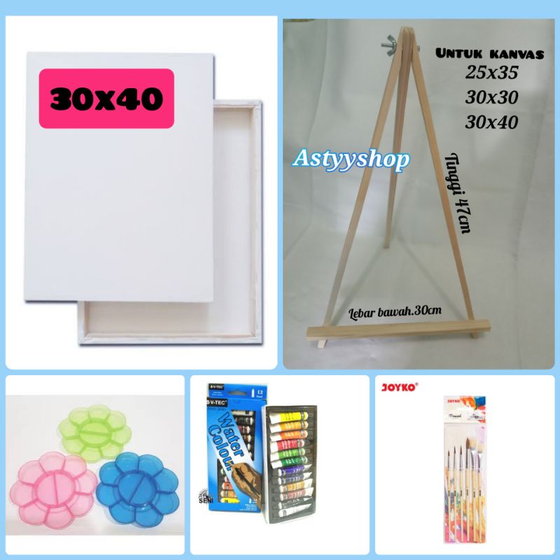 

Paket Lukis Lengkap 30x40 Cat Air 6ml