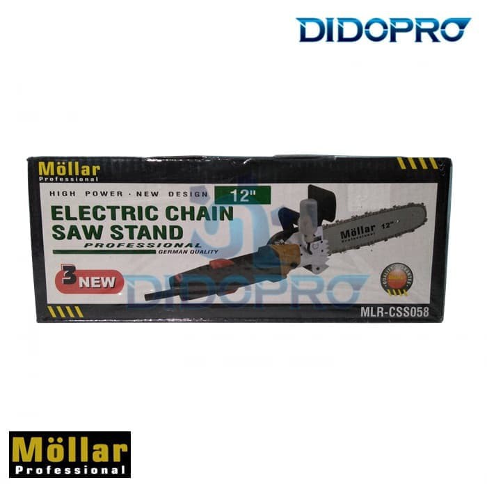 MOLLAR CSS058 Electric Chain Saw Stand Mesin Gerinda Tangan 12 Inch