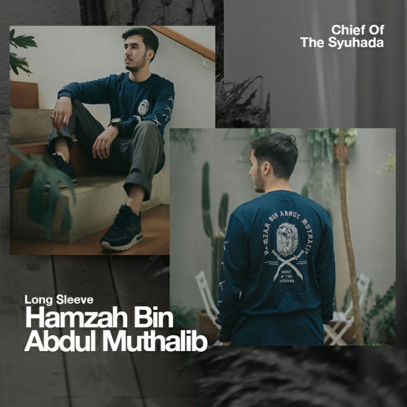 alknown Hamzah Bin Abdul Muthalib (Longsleeve) - Tshirt / Kaos Dakwah-2