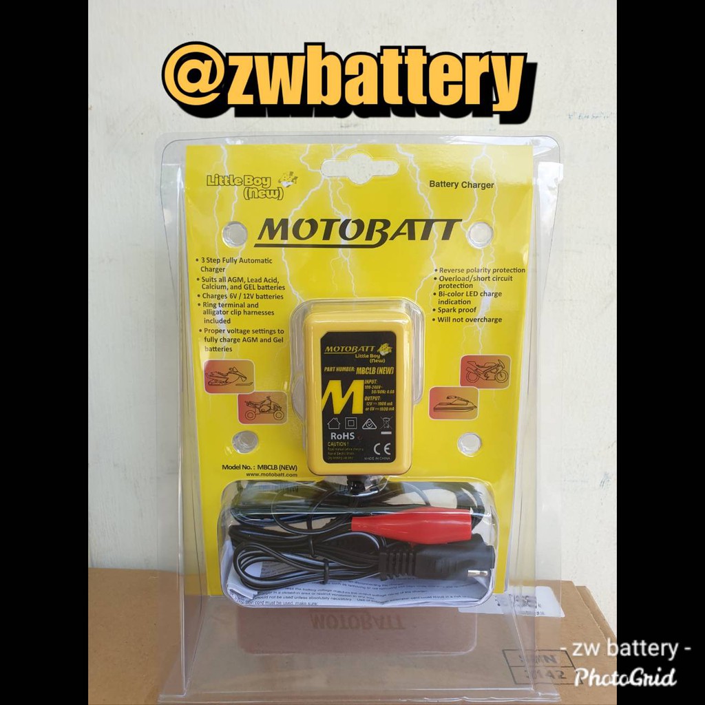 Charger Aki Maintenance Motobatt Little Boy (New)