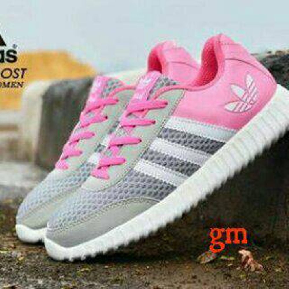 Dijual Sepatu Kets Adidas Pink   Sepatu Kets Wanita Adidas Pink Murah Murah