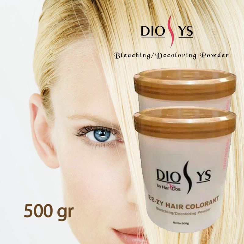 Diosys bleaching powder putih Level 9 cat rambut campuran blicing blecing satuan